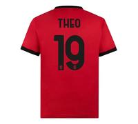 ACM 1899 AC Milan Maglia Home Replica Stadio Camiseta de Fútbol Casa, Oficial, Temporada 2023/24, Rafa Leão 39 Unisex niños