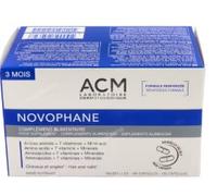ACM Novophane Complemento Alimentario Cabello y Uñas 180 Cápsulas | Aminoácidos y Vitaminas, Fórmula Reforzada, Alta Absorción, 3 Meses de Cobertura, Con Minerales
