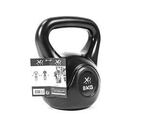ACM Products B.V. KF064 XQMAX Cement Kettlebell 8KG IN Black Color. Each with Full Hang Tag./ 205X180X270MM, Adultos Unisex