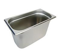 AcMax GN 1/3 Gastronorm - Recipiente gastronorm (acero inoxidable, 7,8 L, profundidad de 200 mm)