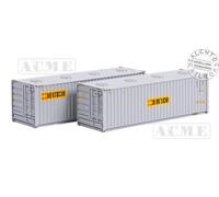 Acme 95057 - H0 1:87 - Set De 2 Contenedores A Granel "Bertschi" De 30 Pies