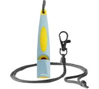 ACME - Silbato Alpha Dog 210.5 para perros con cordón, color azul bebé y amarillo, cámaras de sonido patentadas con rendimiento de sonido controlado, accesorios para perros de diseño de agarre cómodo
