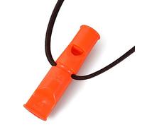ACME Silbato doble para perros n.º 641 - Silbato profesional doble con 2 pitidos y correa de cuero gratis - Frecuencia estandarizada (DG Orange)