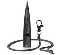 ACME Silbato para Perros n.º 211,5 (actualización de 2023) con Banda de Silbato en Negro Mate | Alpha | Ideal para la devolución de Llamada | Gran Alcance | frecuencia estandarizada (Negro)