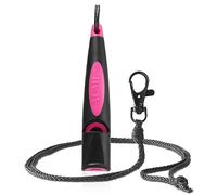 ACME Silbato para perros n.º 211,5 (actualización de 2023) con banda de silbato en negro mate, Alpha | ideal para la devolución de llamada | gran alcance | frecuencia estandarizada (negro/DG Pink)