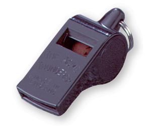 Acme Unisex Thunderer silbatos de plástico, Negro