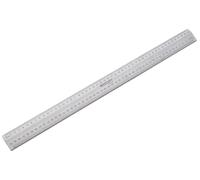 Acme United E-10113 00 - Regla (metal, 50 cm), color plateado
