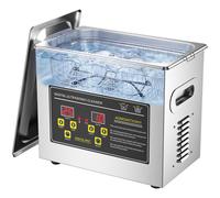 Acmeenjoy 3L 230W Limpiador Ultrasonidos con Calefacción Temporizador Maquina de Limpieza Ultrasonidos Acero Inoxidable Piezas de automóviles, placas de circuitos, Joyas, Gafas, Relojes