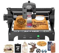 ACMER S1 Máquina Portátil de Gravado Láser 6W, Cuchilla Láser Mini con Precisión de 0.04 mm, Área de Gravado 130×130 mm, Gravador Láser para Madera, Cuero, Ácrilico y Cerámica