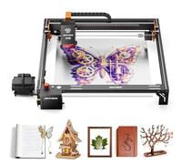 Acmer S2 PRO 48W Grabadora Laser,Maquina Laser Grabado y Corte Cortadora Laser 24000mm/Min,400 * 400mm Portátil Admite Conexión por WiFi,Tarjeta TF,USB-PC,Bomba de Aire de 30 L/min,Taller de Startups