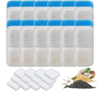 Acmerota 12 filtros de Repuesto para Fuente de Agua para Gatos PWF-001 de 2 l, Filtro para Fuente de Agua para Gatos Compatible para oneisall la Fuente de Acero Inoxidable para Gatos de 2 l