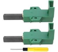 Acmerota 371202407 Par de Escobillas de Carbono para Motor para Beko para Candy para Hoover Lavadoras/Lavadoras Secadoras, Escobillas de Carbono Sustituyen L24MF7 371202410 371202402 371202405