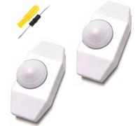 Acmerota 3A LED Dimmer Switch Infinitely Dimmable Inline Switch for Dimmable LED Light Bulbs 220V 15-60W Dimmer Switch Silent LED Dimmer Suitale for Tungsten Lamp Fan Halogen, White