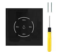 Acmerota 8000W Interruptor inteligente ParaTermo Eléctrico Interruptor temporizador para calentador de inmersión de 40 A Temporizador manual de 4 posiciones 30/60/90/120 (negro)