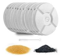 Acmerota Filtro para fuente de agua para gatos para PETKIT Eversweet 1/2/2S/3/3PRO SOLO5/6 Bebedero para gatos Paquete de 12 filtros compatibles con dispensadores de agua para perros de 1,8 l y 1,85 l