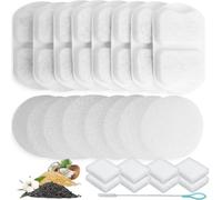Acmerota Filtro para fuente de agua para Oneisall 7L PWF-002 perros grandes de acero inoxidable, Compatible con la fuente de agua para perros Oneisall PWF-002, 8+8+8+1 piezas por juego