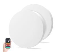 Acmerota Interruptor inalámbrico Zigbee Control de 3 vías Interruptor mini con botón Zigbee para dispositivos domésticos inteligentes, compatible con la aplicación Tuya, paquete de 2