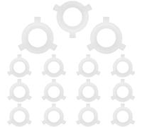 Acmerota Paquete de 15 anillos reductores de pantalla de lámpara E27 a E14,Convertidores Adaptadores E27 a E14 Anillos adaptadores de pantalla de lámpara Arandela del convertidor del anillo