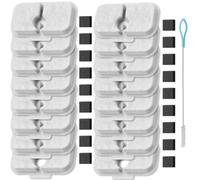 Acmerota Paquete de 16 filtros de Repuesto para Petlibro Fuente de Agua, Compatible para PETLIBRO la Fuente de Agua para Gatos 2.5L/84oz PLWF005 PLWF115 PLWF105, con 16 esponjas prefiltrantes
