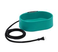 ACNMGDF Tazón para Perros con calefacción al Aire Libre de Comida y Agua, el Sabor térmico Inteligente Proporciona alimento no congelado Gatos, Conejos, Pollo, Patos Ardillas Durante Verde