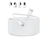 ACOCOBUY 10m Largo Cable Micro USB Carga para XiaoMi cámara de seguridad