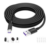 ACOCOBUY 5m Extra Largo Cable USB C Carga para XiaoMi cámara de seguridad