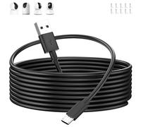 ACOCOBUY 5m Largo Cable Micro USB Carga para XiaoMi cámara de seguridad