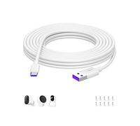 ACOCOBUY Cable USB C 5m, Cable USB tipo C para Mi Camera 2K Magnetic Mount, Mi Wireless Outdoor Security Camera 1080p, para EZVIZ CP1/CB2/CB3/C6c/H6, USB a USB C Cable Carga para Cámara de Seguridad