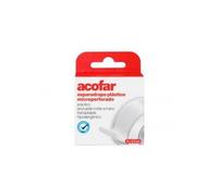 Acofar esparadrapo microperforado plástico blanco 5x2,5cm