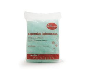 Acofar Esponjas Jabonosas Desechables 24 unidades - Higiene, Viajes