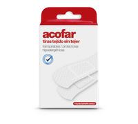 Acofar Tiritas Hipoalergenicas Tejido Sin Tejer 16 unidades - Protección hipoalergénica para heridas y rozaduras