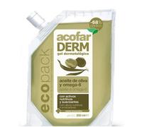 Acofarderm Ecopack Gel Aceite de Oliva 250 Ml - Gel de Ducha Dermatológico