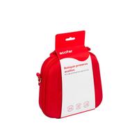 ACOFARMA - Botiquín Pequeño Kit De Primeros Auxilios Completo - Con Gasas, Vendas, Esparadrapo, Tijeras, Pinzas, Suero Fisiológico Y Guía - Ideal Para Casa, Coche, Oficina Y Viajes