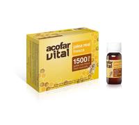 Acofarvital Jalea Real 1500 mg 20 Viales Bebibles - Reforzar las Defensas, Prevenir Resfriados y Catarros
