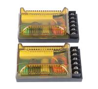 ACOGEDO 1 par de Cruce de Audio para Automóvil Protección contra Sobrecorriente de 2 Vías Línea Razonable Universal para Vehículo Que Brinda Protección Seguridad y Mejora Sobrecorriente Uso Seguro y