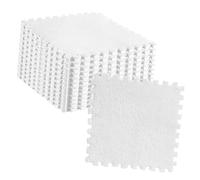 ACOGEDO 10 Uds. Alfombrilla de Espuma para Suelo de Rompecabezas de Felpa, Baldosas de Alfombra Entrelazadas Antideslizantes Cortables, Azul Marino, Sensación Cómoda, Alfombrilla para Suelo de