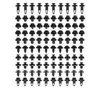 ACOGEDO 100 Uds. Juego de 10 Tipos de Clips de Sujeción para Retenedores de Remaches de Embellecedor de Parachoques de Coche-apto para Reparación y Reemplazo de Automóviles