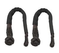 ACOGEDO 2 Grilletes Suaves de Remolque de 38000 Libras de Fuerza de Rotura Portátil para Camiones, SUV Grandes, Vehículos Todo Terreno, Grillete Suave Maximu de Tejido Apretado, de Cuerda, de Cuerda