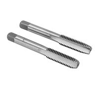 ACOGEDO 2 Unids/set Macho de Máquina de Acero de Alta Velocidad 3 Flautas Rectas Herramienta de Rosca de Tornillo M10x1 5 y Grifos de Desgaste Herramienta de Rosca Básica Macho de Manual de Máquina