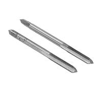 ACOGEDO 2 Unids/set Macho de Máquina de Acero de Alta Velocidad 3 Flautas Rectas Herramienta de Rosca de Tornillo M10x1 5 y Grifos de Desgaste Herramienta de Rosca Básica Macho de Manual de Máquina