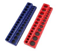 ACOGEDO 3/Drive Magnetic Socket Potente Imán SAE Socket Holder Bandejas 2 Piezas Diseñadas con Imán Organizador de Zócalo MagnéticoSoporte de Zócalo MagnéticoBandeja de magnético3/ Drive Magnetic