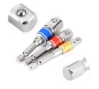 ACOGEDO 3 Unids/set Adaptador de Zócalo de Broca Hexagonal Controlador de Impacto Eléctrico/4 Pulgadas 3/8 Pulgadas/2 Tipo C que le Permite el Adaptador de Broca de Enchufe Pow Barra de de Vástago