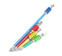 ACOGEDO 4 Puntas PH2 con Resorte, 65 70 90 5.906 in, Vástago Hexagonal de 1/4 Pulgadas, Acero de Aleación S2 Antideslizante Magnético, con Funda de Goma Aislada, para Reparación Manual