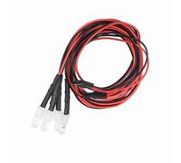 ACOGEDO 4PCS 5mm Faros RC Accesorio Luces LED para Modelo Drift Car Vehículo Oscuro Hecho en Superior Es 1 de Materiales Mejor Rendimiento Tecnológico RC LightRC Car (#1)