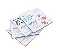 ACOGEDO 64 Piezas de Alto Contraste con Tarjetas para Bebés para la Estimulación Visual y el Aprendizaje Educativo Temprano | Tarjetas de Desarrollo del Cerebro Visual Niños Preescolar Bebés 0 a 36