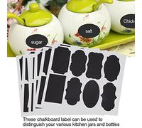 ACOGEDO 88 Piezas Pizarra Frasco de Cocina Etiquetas de Botellas Etiquetas de Pizarra Decoración Artesanal con Bolígrafo y Tinta Diferentes Las Piezas Son Este Bolígrafo Tiza Pequeña 88 con