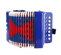 ACOGEDO Acordeón Pequeño de 7 Teclas y 2 Bajos, Instrumento Musical Educativo, Juguete Rítmico One Air to Musical T AcordeónAcordeón para NiñosAcordeón de JugueteInstrumento de Acordeón para