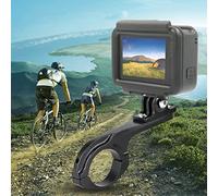 ACOGEDO Adaptador de Montaje de Manillar de Soporte de Bicicleta de Aleación de Aluminio en Forma de Q para 3 4 5 6 7 Negro y Largo Pequeño Affec Soporte para Cámara de Manillar para Bicicleta para