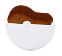 ACOGEDO Brocha Giratoria para Base, Brocha de Maquillaje con Cabezal en ángulo en Forma de Onda para Base en Barra de Crema Líquida, Acabado sin Rayas