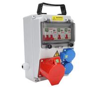 ACOGEDO Caja de Enchufe Industrial, Toma Eléctrica Portátil IP44,IP67